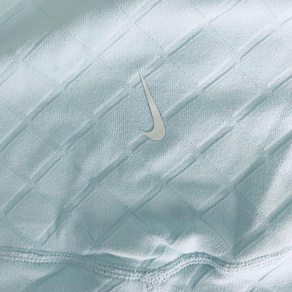 NWT Nike Luxe Yoga High-Waisted Jacquard Legging Capris in Teal Tint / Size 1X - Picture 6 of 6